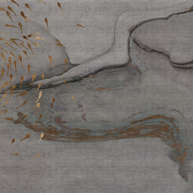 Flutti, Variant 1 tapet modern cu design abstract