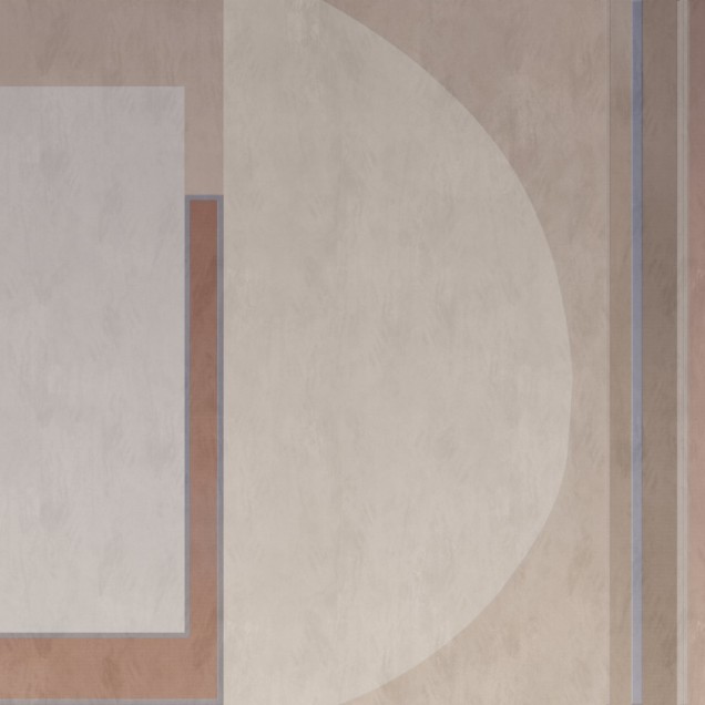 Tapet modern cu design geometric minimal, in nuană de bej ăi roz, perfect pentru a adăuga o notă de elegană oricărei camere din casă.