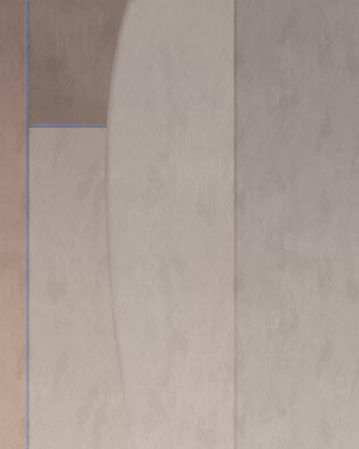 Tapet modern cu design geometric minimal, in nuană de bej ăi roz, perfect pentru a adăuga o notă de elegană oricărei camere din casă.