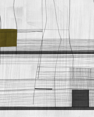 Tapet modern cu design abstract, in culori neutre.