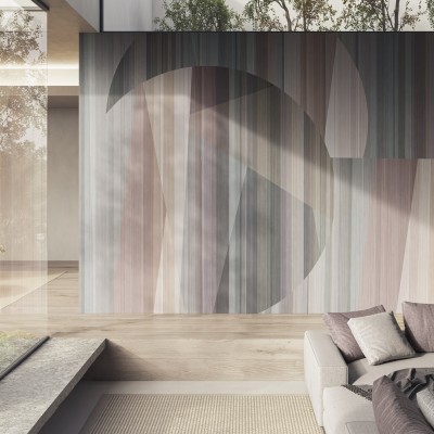 Tapet modern cu design abstract, perfect pentru un living sau dormitor elegant.