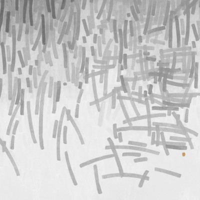 Tapet cu linii gri delicate, cu un design abstract