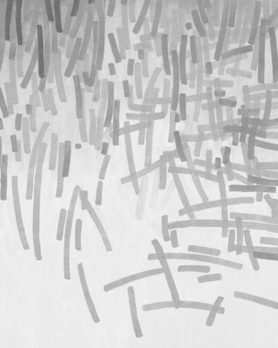 Tapet cu linii gri delicate, cu un design abstract
