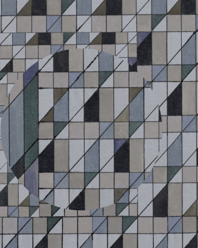 Tapet geometric cu model de mosaica, Variant 2