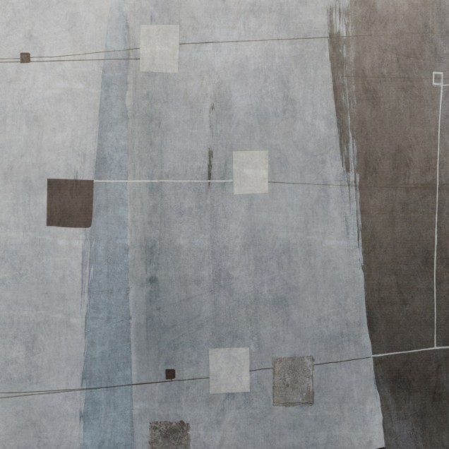 Tapet abstract minimalist cu linii curate si culori discrete