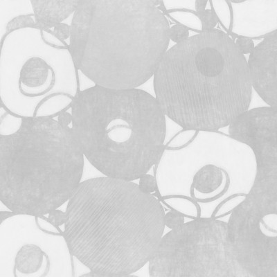 Tapet cu design abstract, cercuri gri pe fond alb