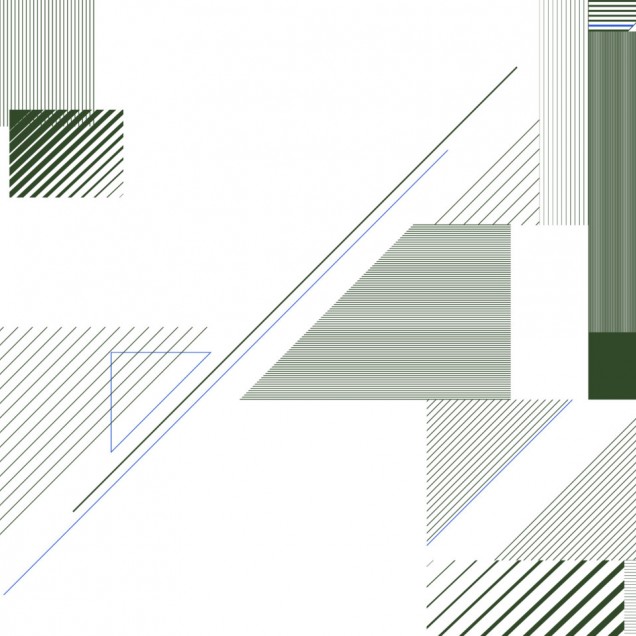 Tapet geometric cu linii fine si culori neutre.