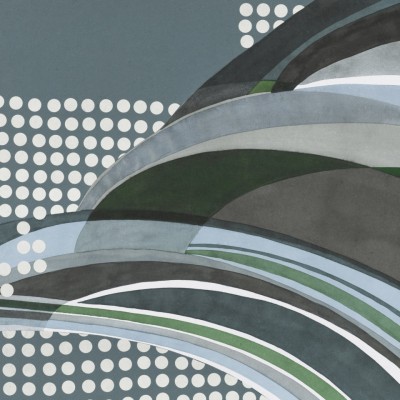Tapet cu un design abstract, cu linii curbe și culori delicate, perfect pentru living, dormitor sau birou. Designul său elegant adaugă un plus de personalitate și stil locuinței tale.