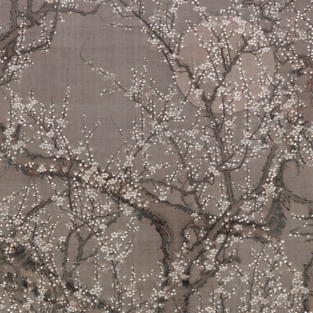 Tapet cu design floral elegant și minimalist