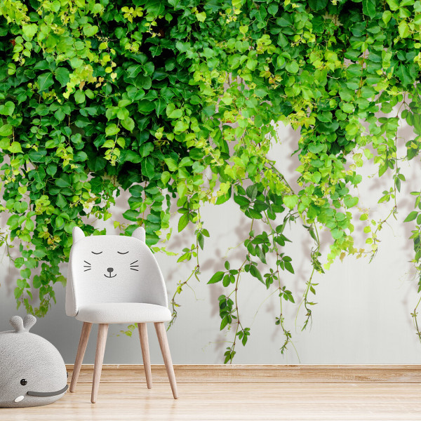 Curling Ivy Leaves 3D, dintr-o bucată, GrandCanvas