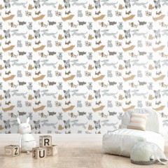 Fototapet Dog Friendly Haven, dintr-o bucată, GrandCanvas