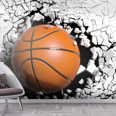 Fototapet Basketball Wreck 3D, dintr-o bucată, GrandCanvas
