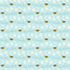 Fototapet Bee Nice, Bee Kind, dintr-o bucată, GrandCanvas