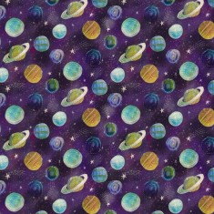 Fototapet Painted Planets, dintr-o bucată, GrandCanvas
