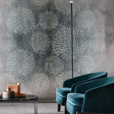 Fototapet modern cu imprimeu floral, Hypnotic Idea Mural