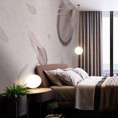 Fototapet contemporan Free Fall, personalizat, Idea Murale