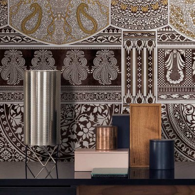 Wallpaper contemporan cu design oriental, Facing the East.
