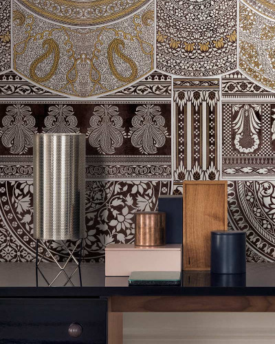 Wallpaper contemporan cu design oriental, Facing the East.