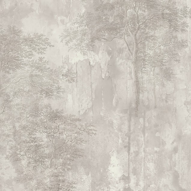 Tapet modern cu design abstract de copaci, Into the Woods