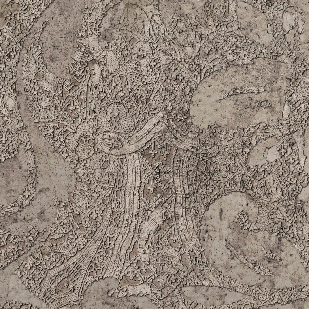 Tapetă cu design contemporan cu accente vintage - Stone Lace