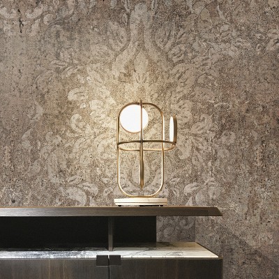 Tapetă cu design contemporan cu accente vintage - Stone Lace