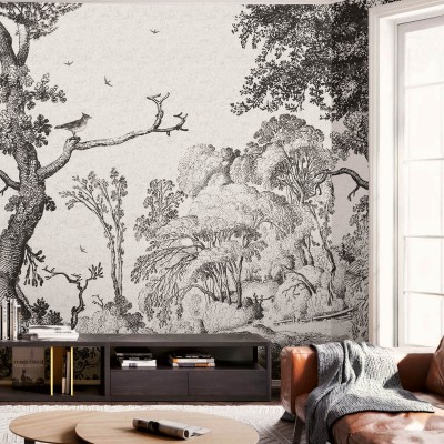 Imagine murală contemporană Daryâ,  design modern,  perfectă pentru living, dormitor, birou.
