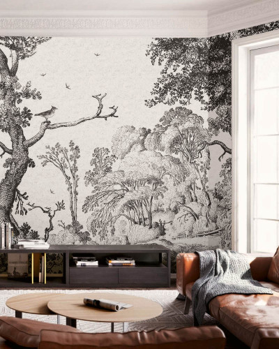 Imagine murală contemporană Daryâ,  design modern,  perfectă pentru living, dormitor, birou.