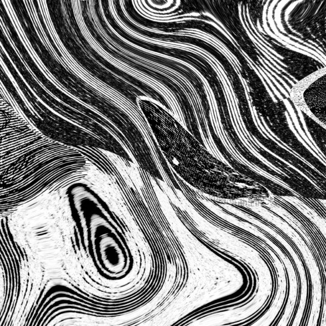 Tapet modern Oranda cu design abstract în nuanțe de gri și alb.