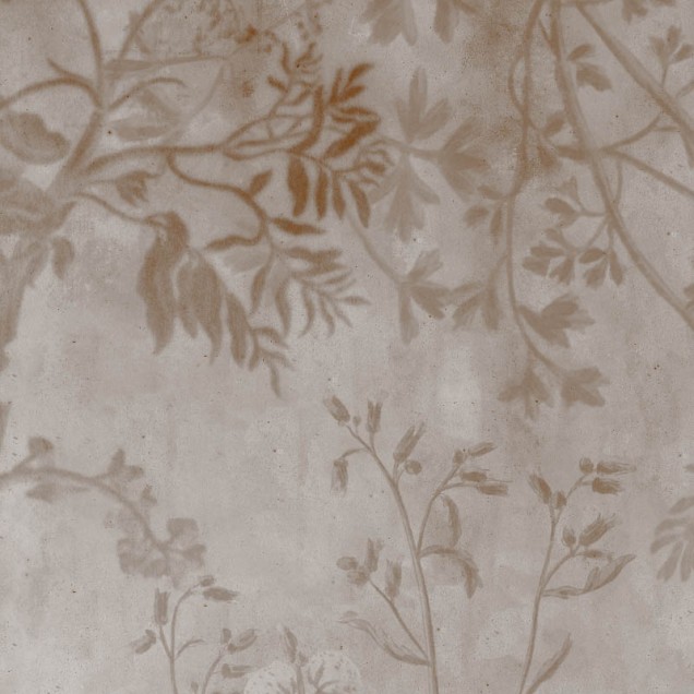 Tapet modern cu flori delicate, "Flora Mistica".