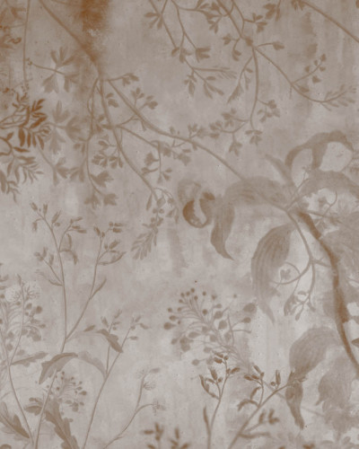Tapet modern cu flori delicate, "Flora Mistica".