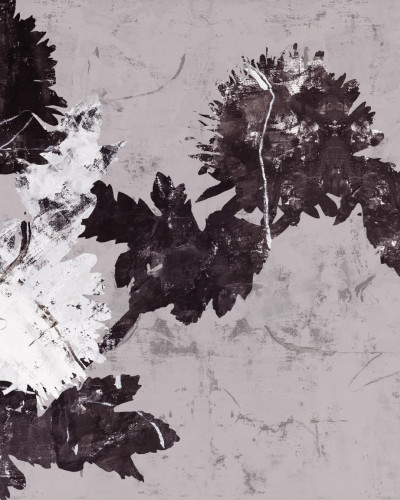 Tapet cu design floral abstract, perfect pentru un living, dormitor sau hol.