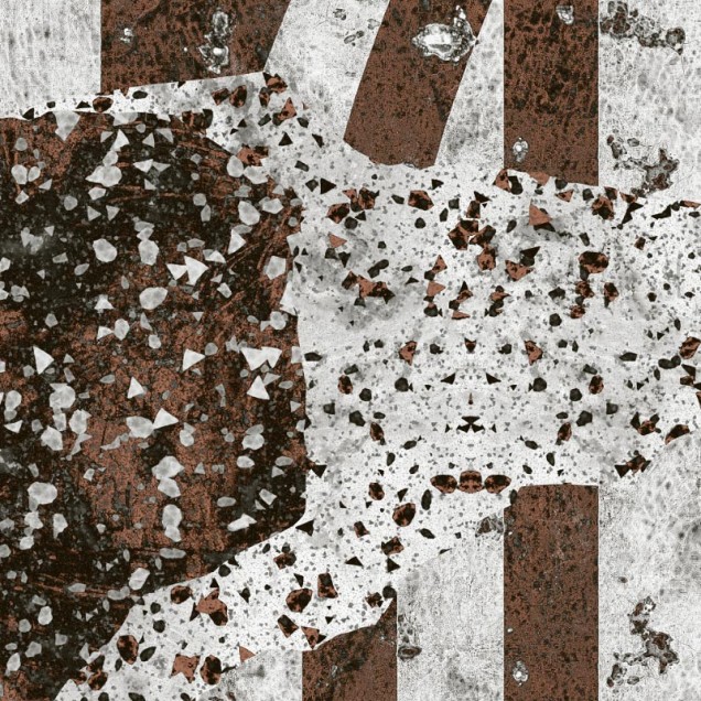 Tapet contemporan Terrazzo, cu design unic de terrazzo pe fundal de beton, ideal pentru living, dormitor sau birou.