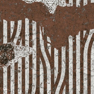 Tapet contemporan Terrazzo, cu design unic de terrazzo pe fundal de beton, ideal pentru living, dormitor sau birou.
