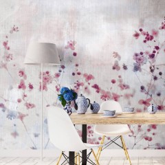 Fototapet contemporan Bloom in Pink, personalizat, idea murale