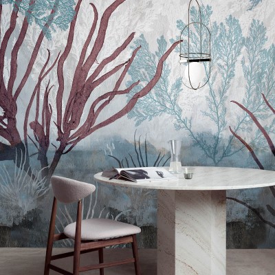 Tapet mural contemporan cu design abstract 