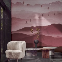 Fototapet contemporan Fernweh, personalizat, idea murale