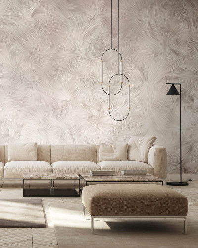 Tapet contemporan Cafune cu un design abstract modern, perfect pentru camere de zi, dormitoare sau birouri.