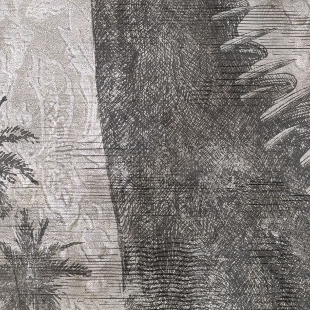 Wallpaper cu dinozaur în stil sketchbook
