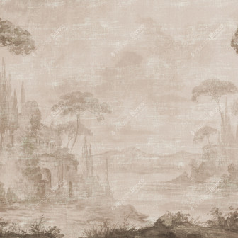 Tapet decorativ cu peisaj italian 