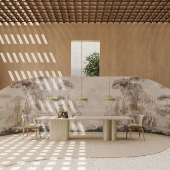 Tapet decorativ cu peisaj italian 