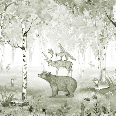Bear King - Green, Kikki Belle