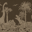 Monochrome Dino - Brown Vintage, Kikki Belle