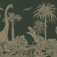 Monochrome Dino - Green Vintage, Kikki Belle