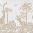 Monochrome Dino - White Vintage, Kikki Belle
