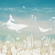 Monochrome Sea - Aqua Blue, Kikki Belle