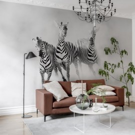 Fototapet Graphic Zebras, personalizat, Rebel Walls