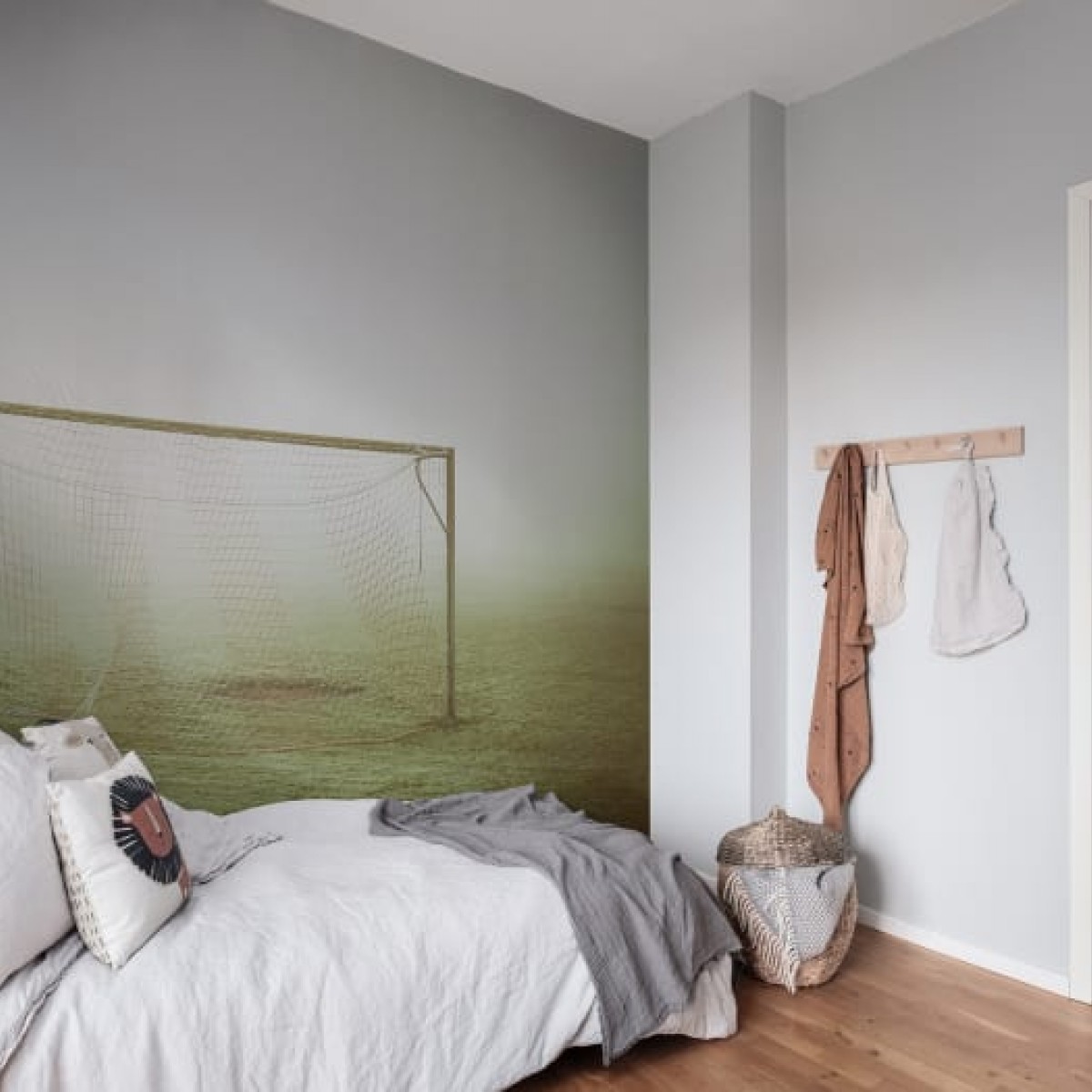Fototapet Lonely Goal, personalizat, Rebel Walls, Fototapet dormitor 