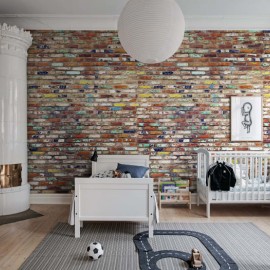 Fototapet Color Tiles, personalizat, Rebel Walls