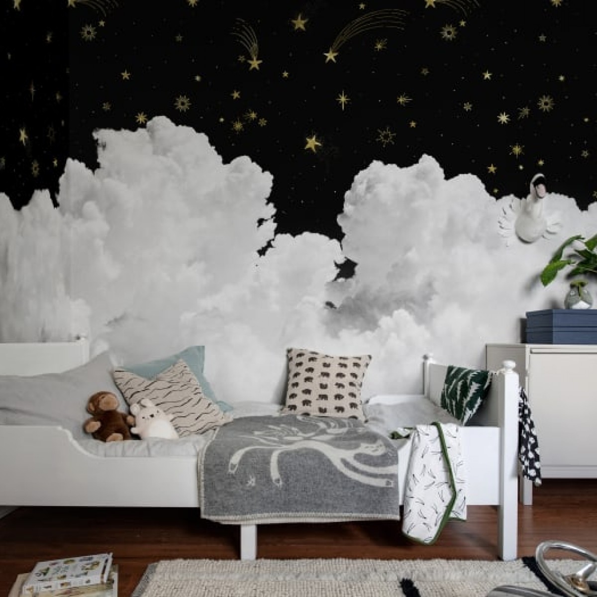 Fototapet Star Cloud Night, personalizat, Rebel Walls, Fototapet pentru copii 