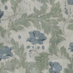 Tapet lavabil Poppy Garden Green, personalizat, Sandberg